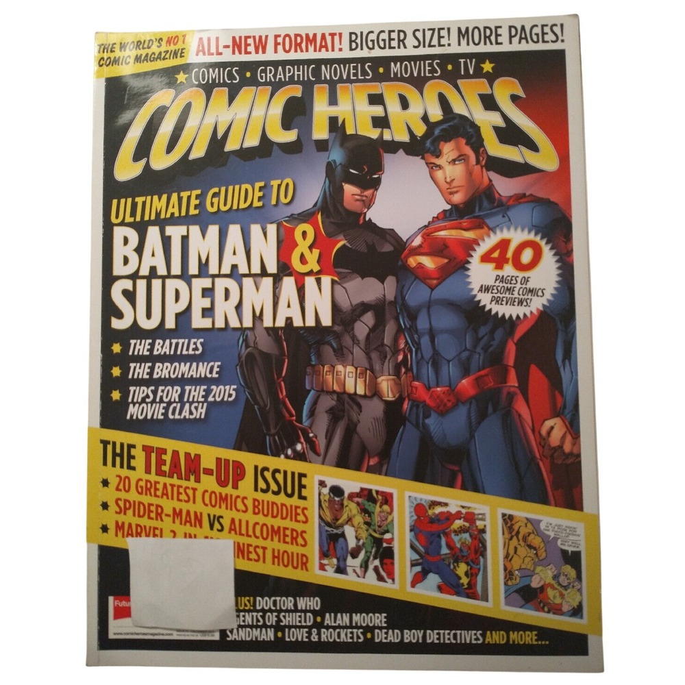 Comic Heroes Magazine Issue 21 Dec 2013 UK Batman Superman Spider-Man Alan Moore